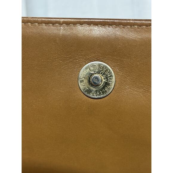 VTG Coach Tribeca Toffee/Tan Leather shoulder bag 9091 Made in USA Crossbody - Picture 3 of 16